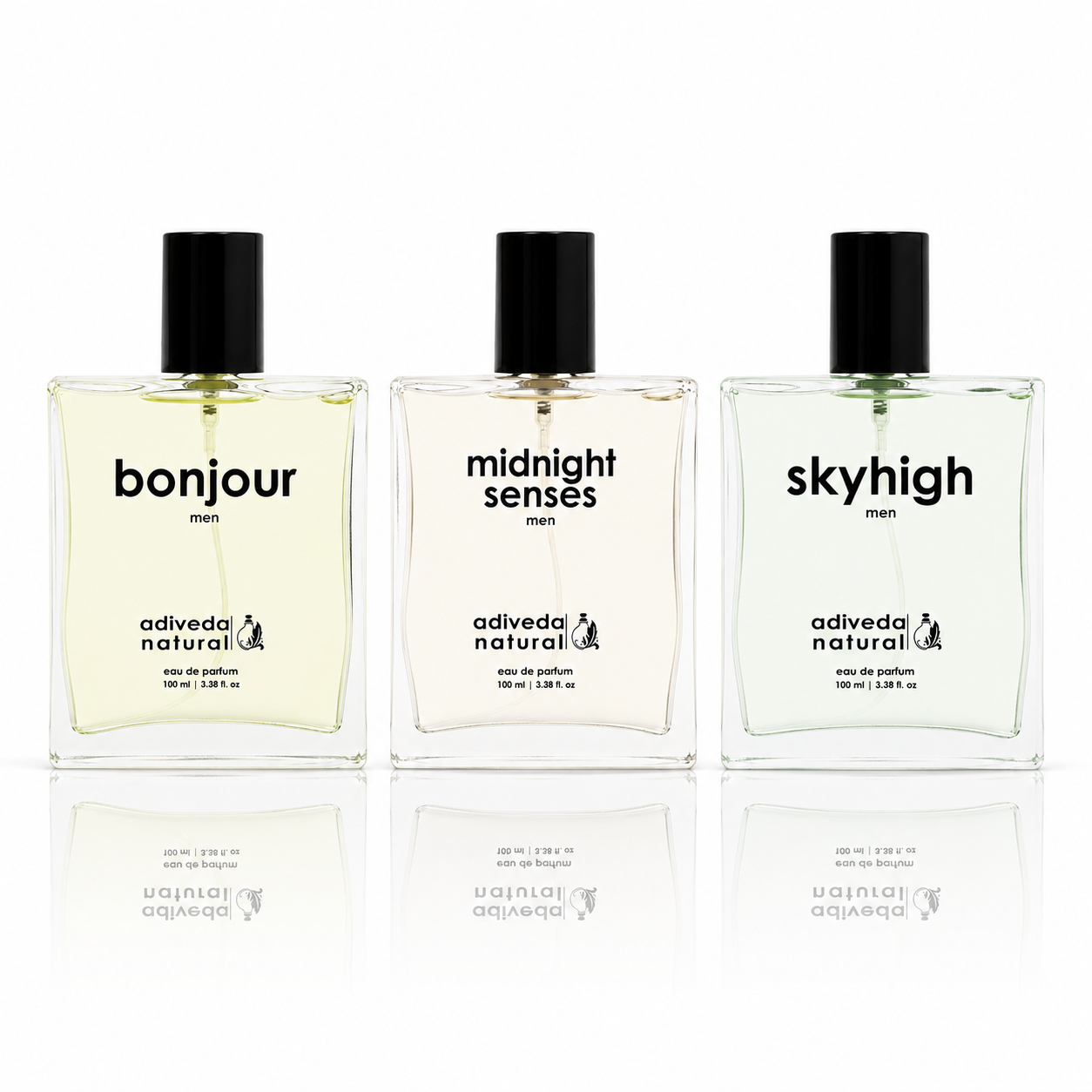 Best Selling Combo of 3 Long-Lasting Men's EDP Premium Perfumes