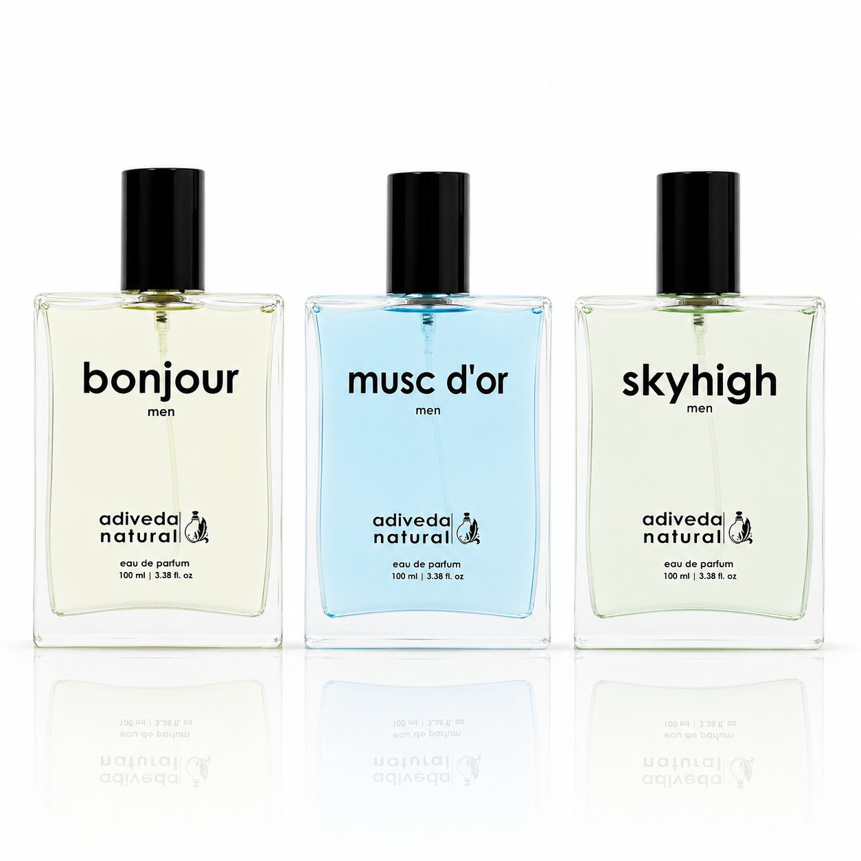 Office Wear Combo of 3 Long-Lasting Men's EDP Perfumes