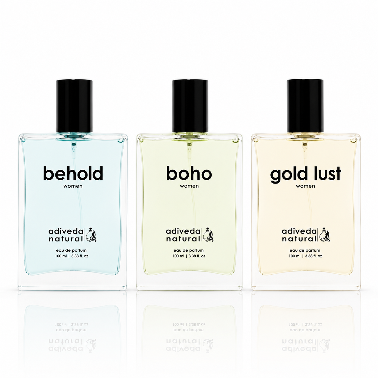 Premium Woody & Fresh Combo of 3 Women's EDP Perfumes